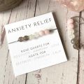 Anxiety Relief Bracelet Rose Quartz Healing Crystals Bracelet Stress Relief Jewelry Women Men Friendship Stress Relief Bracelet. 
