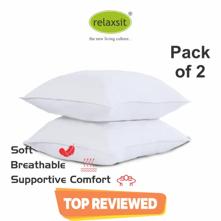 Relaxsit%20Ball%20Fibre%20White%20cotton%20Pillow%20-%20High-quality%20Ball%20Fiber%20pillows,%20Super%20soft%20and%20Firm%20Support%20cushion%20Quilted%20cotton%20Pillow%20&%20Bolsters%20-%20Bedding%20Pillow%20-%20%20Single%20-%20Pack%20of%202%20&%204%20-%20Image%202