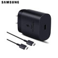 Samsung S21 S20 25W Super Fast Charger USB Type C Pd Quick Charging Double Type C Cable for Galaxy Note 20 Ultra Note10. 