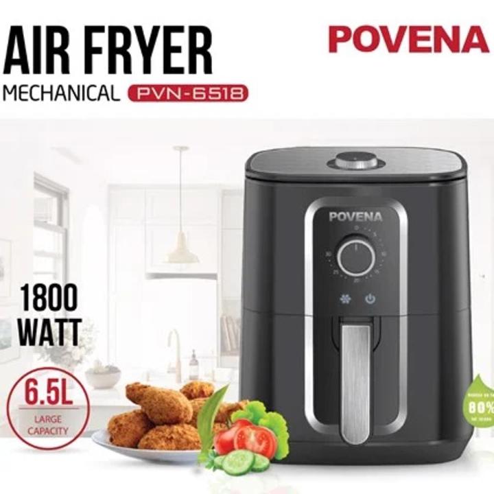 NEW Povena 6.5L oil-free fryer PVN-6518 - 1800W - Black