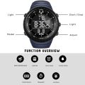 Military Men's Digital Sports Watch For Men Boys Waterproof with LED Back light Digital Watch for Men. 