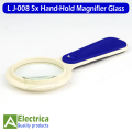 LJ-008 5x 50mm Zoom Hand-Hold Magnifier Glass With one ED Lights + CR2016 Battery Cell Exclamation Mark type Magnifier by Electrica. 