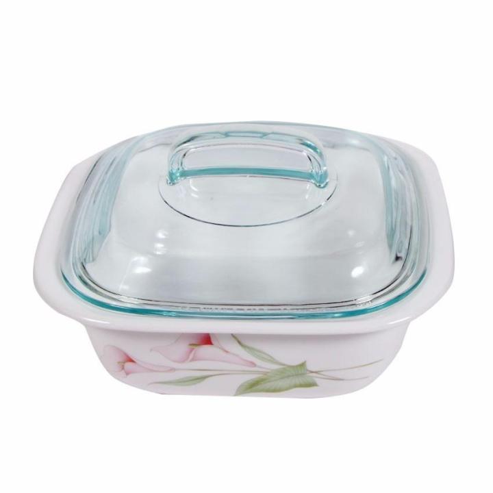 CORELLE%C2%AE%201.41L%20Square%20Baking%20Dish%20w/%20Glass%20Lid%20&%20Plastic%20Lid%20-%20Image%204