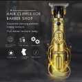 Professional Golden Hair Trimmer for Men- Hair Clipper Low Noise Rechargeable Best Hair CLIPPER and Beard Styling Shaving Machine- Grooming Kit Shaver T9 Hair Clipper & Hair Trimmer Professional - Rechargeable Beard Trimmer & Styler - T Blade Titanium 0m. 