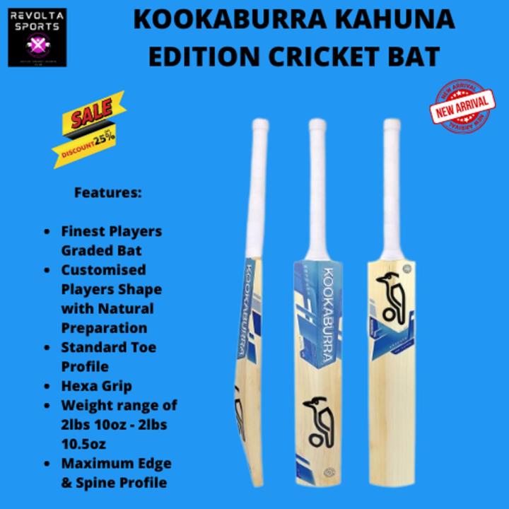 Latest Edition  Blue KOOKABURRA  Kahuna Adult Cricket Bat | 2023 Edition KOOKABURRA Brand Cricket Bat | 2023 Latest Edition  Cricket Bat for Beginner Cricketers