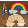 DIY Rainbow Painting Kit A Perfect Gift For kids - Unleash Your Creativity with Craft Activity Includes Clouds, Eagles, Cars, Tractors, Elevators, Monster Trucks, and School Vans. 