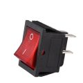 Spreeshop 2X Red Light Illuminated 4 Pin DPST ON/OFF Snap in Rocker Switch 16A 20A 250V AC. 