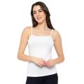 White Camisole For Teenage Girls Shameez Strechable pure cotton Tank Tops for Women Girls. 