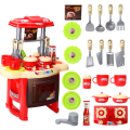 Kitchen Set for Kids Girls Boys 45cm size  - LittleChef Backpack Series Kitchen Cooking Toy Set with Accesssories Pretend Play Toys for Childrens. 