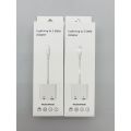Lightning to 3.5MM Adapter - MH030 (2 in 1 adapter) for iPhone. 