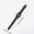 Square Minimalist Watch College Style Quartz Watches Vintage Elegant Thin Synthetic Leather Strap Wrist Watch. 