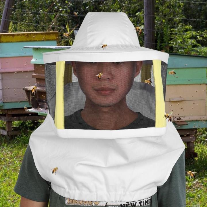 Protective Bee Keeping Hat Veil Anti Bee Net Cap Apiculture Beekeeper Equipment Tool