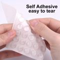 100 Capsules Self-Adhesive Rubber Furniture Bumper Pads for Doors Cabinets Drawers Furniture Glass Tables Crafts. 