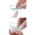 Handle Grip Nail Brush Pedicure Fingernail Scrub Cleaning Brushes for Toes and Nails Cleaner. 