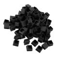 FLYEER 2020 130Pcs Plastic Square Tube Inserts End Blanking Caps Black - 100pcs 20mm x 20mm & 30Pcs 25X50mm. 