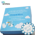 Customized Birth Announcement Boxes BA-G-29 500 Gram| Pack of 10. 