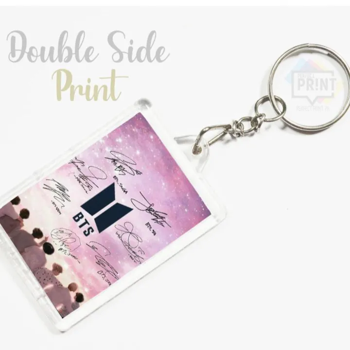 BTS Team Logo And Signature Keychain | Daraz.pk