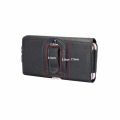 Leather Wallet Strap Dual Pouch 2 Phone Holder Belt Clip Case For iPhone 15 Pro Max Samsung Xiaomi Huawei Men Waist Bag Holster. 