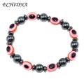 ECHIDNA Eyes Healing Beads Eye-catching Hematite Bracelet. 