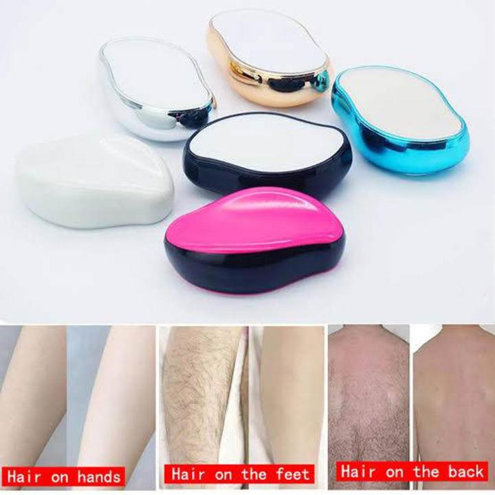 Manual Painless Hair Removal, Physical Hair Exfoliate Eraser Skin Epilator Tool Safe Reusable Home Hair Removal for Body Back Leg Arm Joints Hair