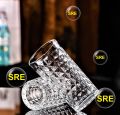 High Quality Crystal Drinking Glass/Water Drinking Glass/ Transparent Imported Glass (Pack of Two). 
