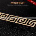 Gift City Presents Self Adhesive Building Border Acrylik Golden Mirror Sticker Wall Art 5/10/20/40/80 Pcs 60*60mm Home DIY Decoration Mirror Wall Stickers Home Decor. 