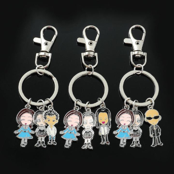 Anime Osaki Nana Takagi Yasushi Takumi Ichinose Honjo Ren Komatsu Nana Cartoon Figure Keychain Keyring Pendant Fans Gift