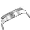 Guess Dazzler Silver Dial Silver Stainless Steel Watch For Women- W0335L1. 