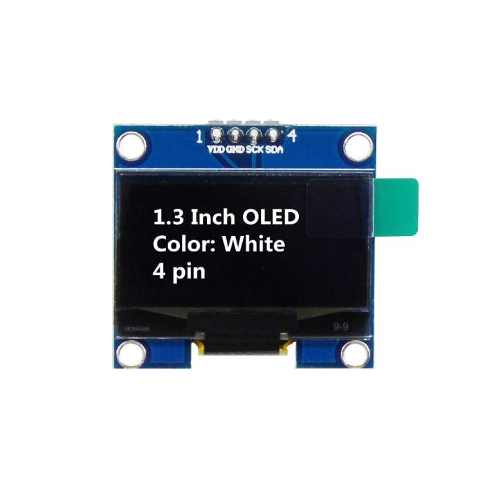 1,3-Zoll-OLED-Modul I2C SSD1106 – 128x64 Pixel, Blau – Für MP3, Smart Devices – 3,3V/5V, 4-polig