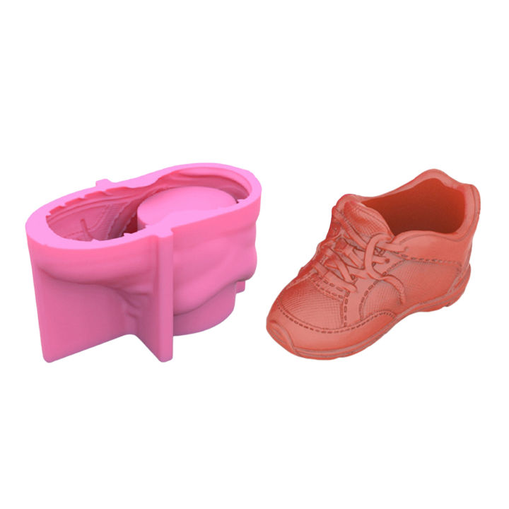Shoe Shape Silicone Molds - Large Size 3D Sneaker Shoes Candle Mold - Handmade Soap Molds for Home Decor Party Dinner Scented Candle Making DIY Resin Craft