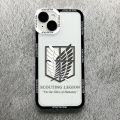 【Mascaraara】Anime Attack On Titan Phone Case For iPhone 11 12 13 14 15 Pro Max Mini XS MAX X XR SE 7 8 Plus Cover Transparent Shell Fundas. 