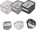 Folding Cotton Fabric Waterproof Laundry Basket Dirty Clothes Toy Mini Storage Basket - Multi Design And Color. 