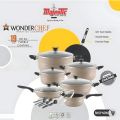 Domestic Wonderchef Gift Set 19Pcs Marble Coated Orignal Nonstick Heavy Weight Best Quality Ever All Colors Available. 