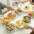 Lazy Susans Revolution Tray Expandable Portable Tabletop Rotating Serving Tray For Kitchen Dining Table. 