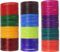 Pack of 15 Dozen in 15 colors simple glass bangles for girls plain glass bangles for girls. 