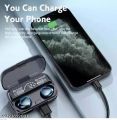 New M10 TWS Wireless Headphones Touch Control Bluetooth-Compatible 5.1 Earphones Wireless Headset Waterproof 9D Hifi Quality Earbuds. 