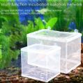 Aquarium Fish Breeding Net Large Size (L) Fish Holding Tank Fish Tank Breeder Net - Big Size Fish Hatchery Breeder Box Separation Net - Fry Hatchery Incubator Mesh with Suction Cup for Aquarium Baby Breeder Aquarium. 