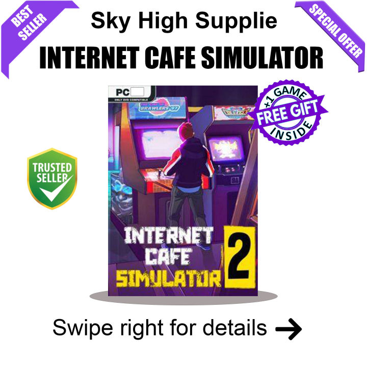INTERNET CAFE SIMULATOR 2 - GAME FOR PC (GOOGLE DRIVE/ MEDIAFIRE) - QR ...