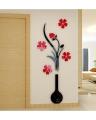 Flower Pots Wooden Wall Art, Laser Cut Home Decor for Living Room and Office, 107x125 Inches. 