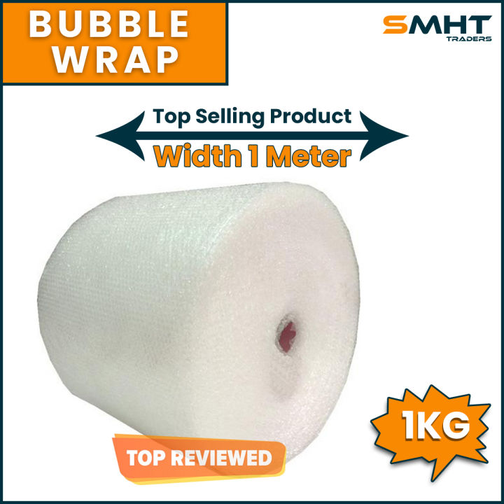 Packing Bubble Wrap Material For Packing of Products  Wraping / Wrapping Bubble Foam Sheet Paper Roll - 1KG