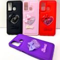 Tecno Spark 5 / Spark 5 pro Girls back cover_Glitter cover_Girls Fancy soft case_Sweet Heart cover_Tecno Spark 5 / Spark 5 pro Girls Back Cover. 