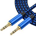 3.5mm AUX Cable highly Durable, Male to Male For Speakers/Headphones/Deck/Car Connection from Mobile to Amplifiers MultiColor. 