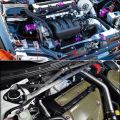 blue Password JDM Fender Washers Car Styling Universal Modification Password License Plate Bolts. 