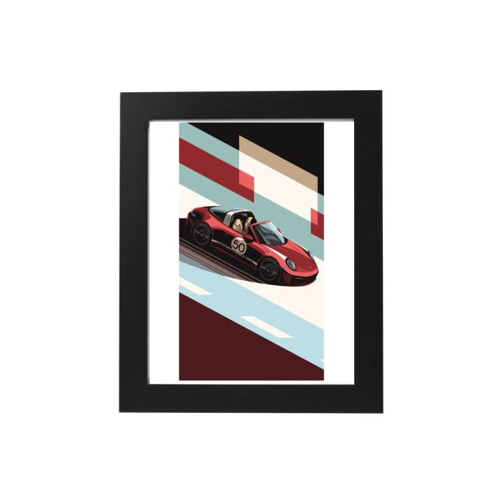 Car Racing Automobiles Posters Vinyl Paper Quotes Vintage Car Enthusiasts Posters Home Room Art Painting Wall Poster
