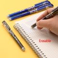 【ZOSR】33 Pcs/Set School Erasable Gel Pens Set 0.5 mm Fine Point Black/Blue/Red ink Ballpoint Pen Stationery Office Writing Supplies. 
