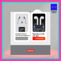 100 % Original Lenovo LP2 Bluetooth 5 Earbuds - Black. 