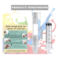 3PCS Touch Up Paint Pens 6ML Refillable Leak-Proof Paint Brush Pen with Injector Wall Repair Kit for Drywall Cabinet. 