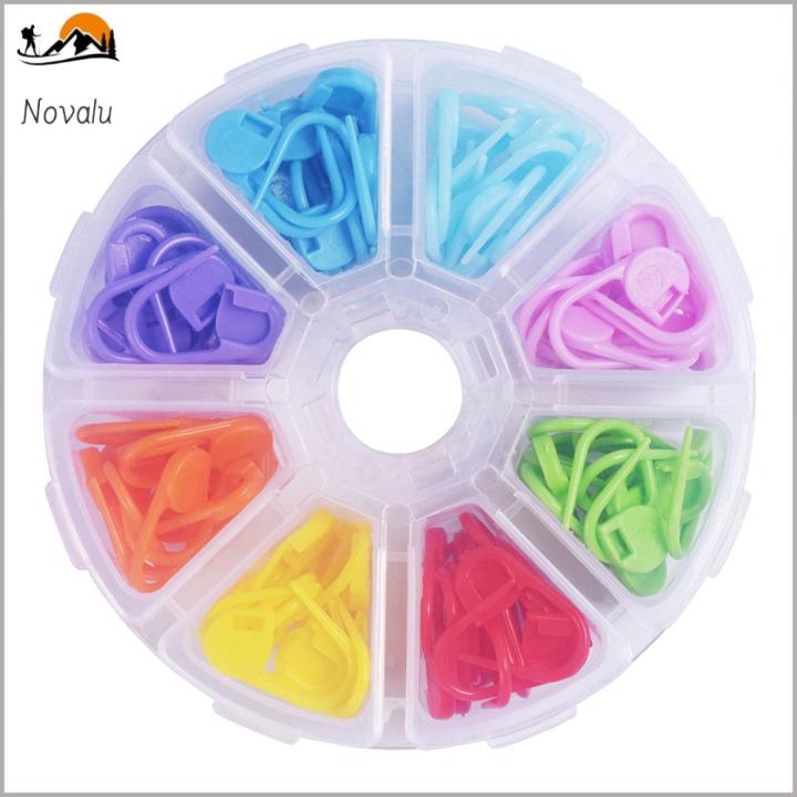 Pin Set Accessory Weaving Marking Pins Colorful Safety Pins Set for Crochet Knitting Diy ...