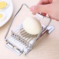 Multifunctional Egg Cutter Stainless Steel Cutting Egg Slicer Hard Boiled Eggs Slicing Gadgets Kitchen Accessories. 
