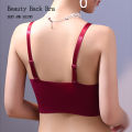 Red underwear Seamless bra lace bra women underwear plus size bra fixed cup No Steel Ring anti-sagging thin bra push up bra gathered bra soft bra. 